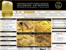 Tablet Screenshot of goudbank-antwerpen.com